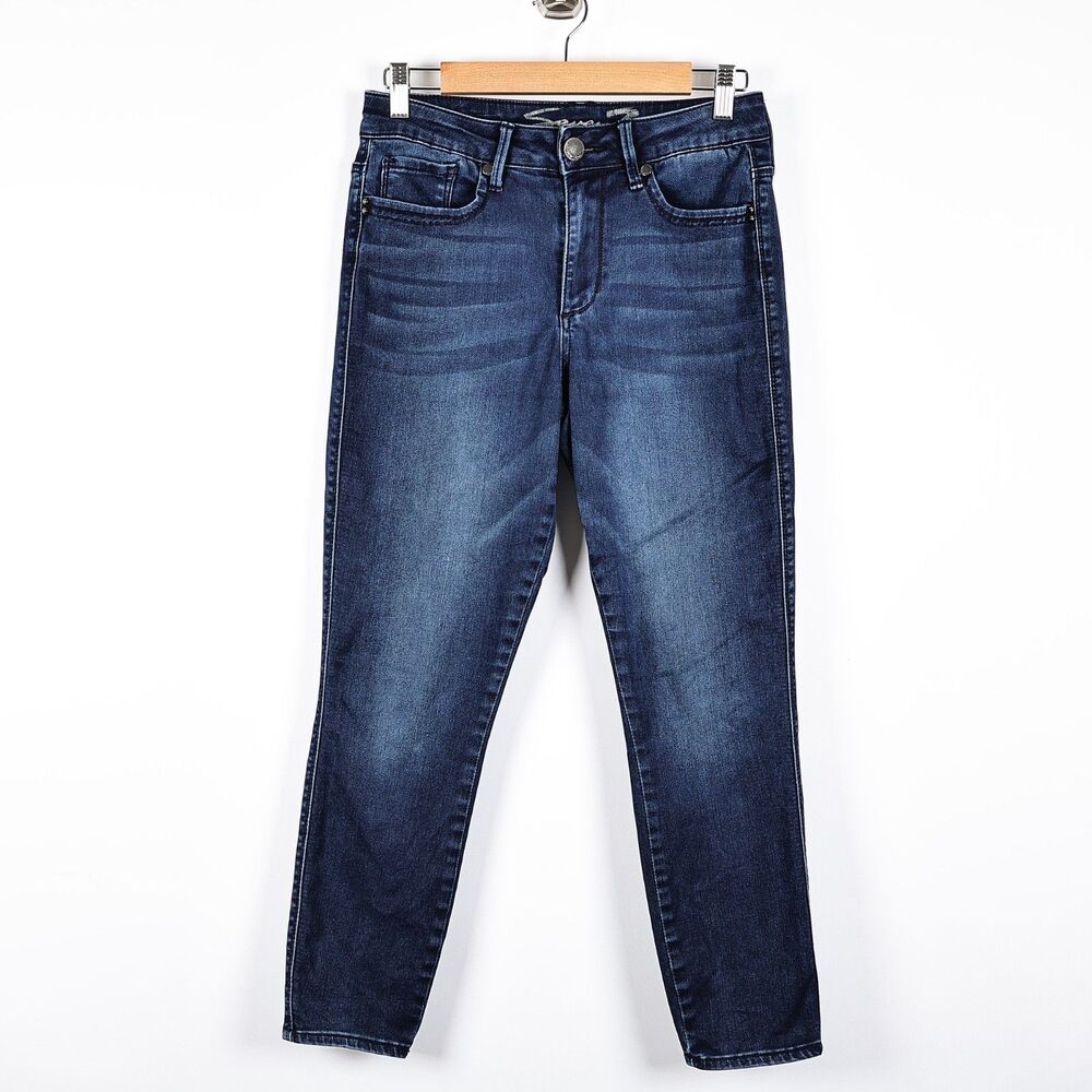 Seven7 Jeans Womens Size 6 Blue Stretch‎ Slim Ankle Cropped Homer Blue Style